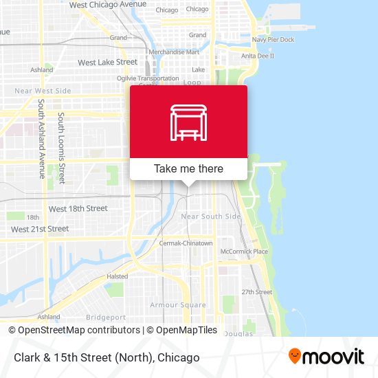 Clark & 15th Street (North) map