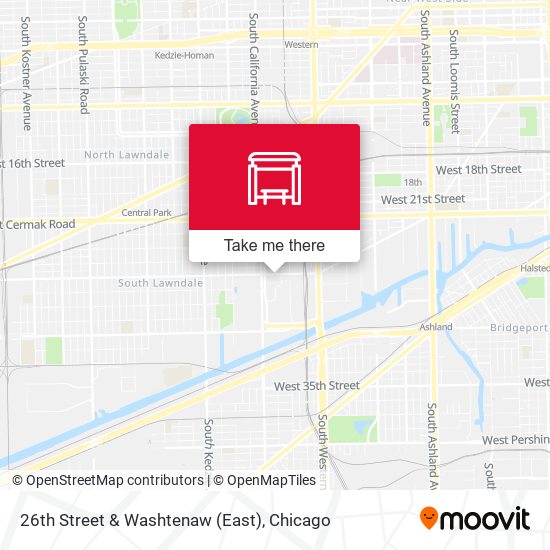 26th Street & Washtenaw (East) map