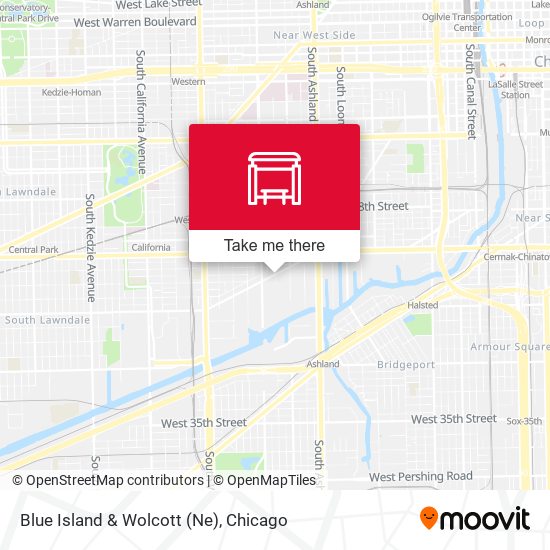 Blue Island & Wolcott (Ne) map