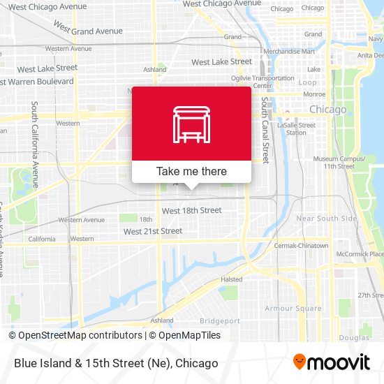 Mapa de Blue Island & 15th Street (Ne)