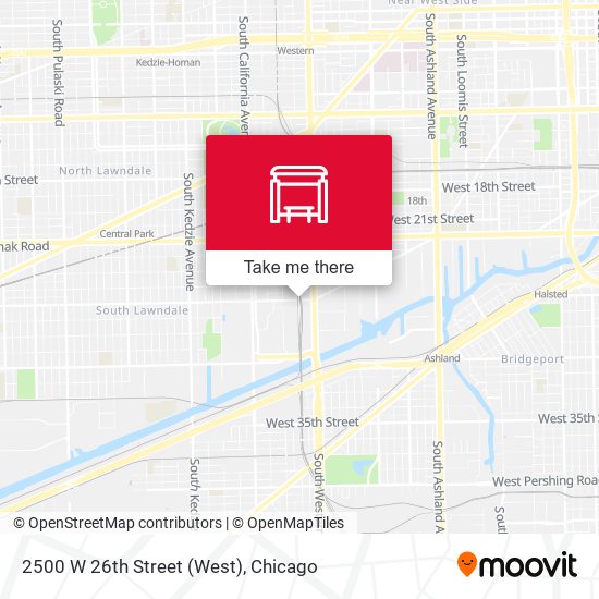 Mapa de 2500 W 26th Street (West)