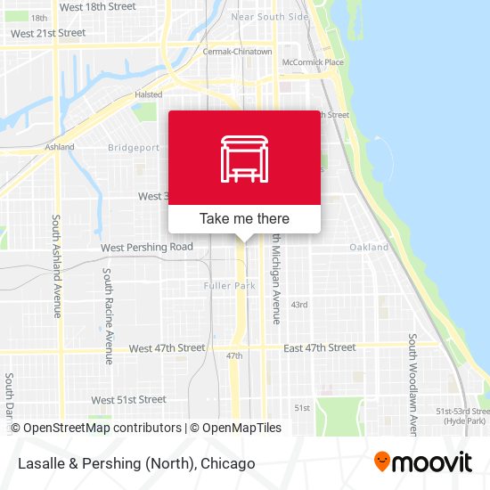 Mapa de Lasalle & Pershing (North)