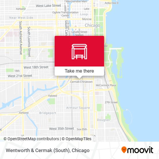 Wentworth & Cermak (South) map