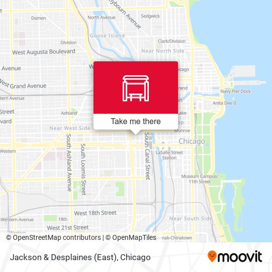 Jackson & Desplaines (East) map