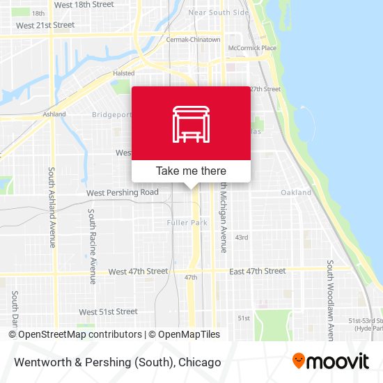 Wentworth & Pershing (South) map