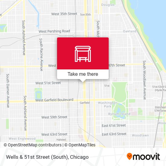 Wells & 51st Street (South) map