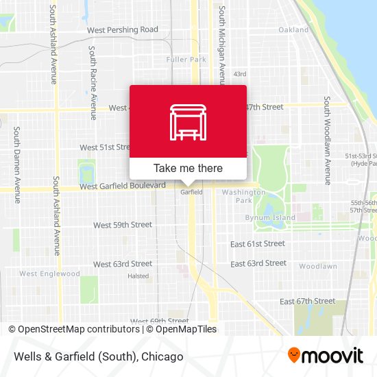 Wells & Garfield (South) map