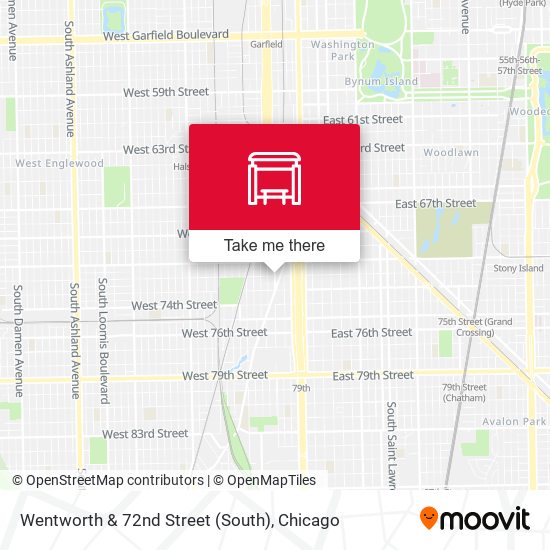 Wentworth & 72nd Street (South) map