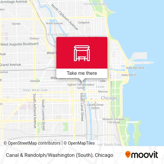 Mapa de Canal & Randolph / Washington (South)