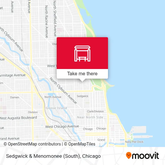 Sedgwick & Menomonee (South) map