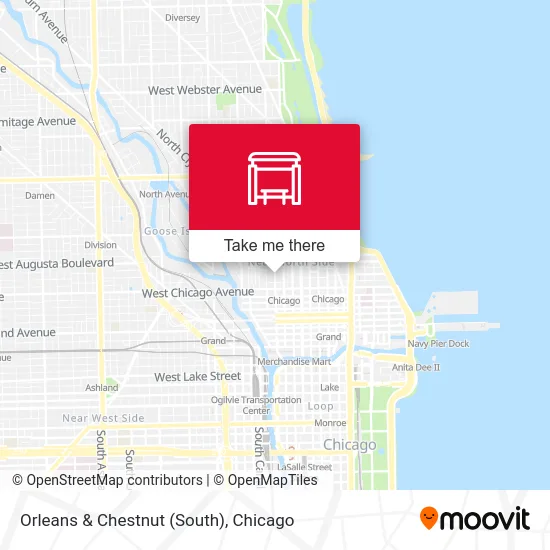 Orleans & Chestnut (South) map