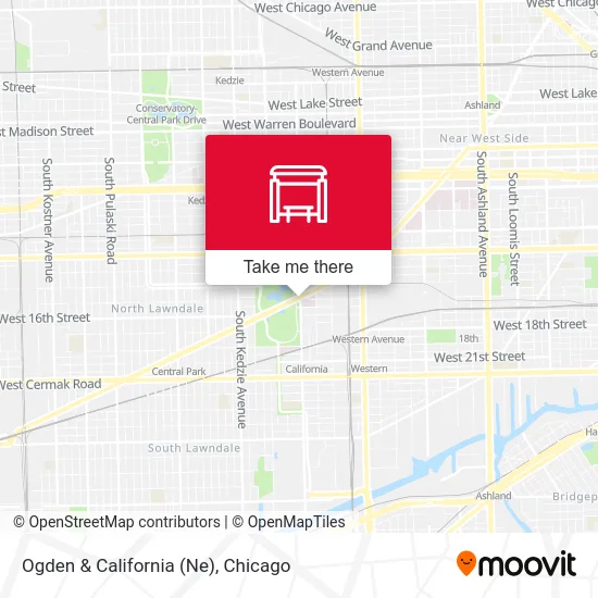 Ogden & California (Ne) map