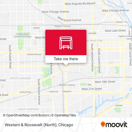 Mapa de Western & Roosevelt (North)