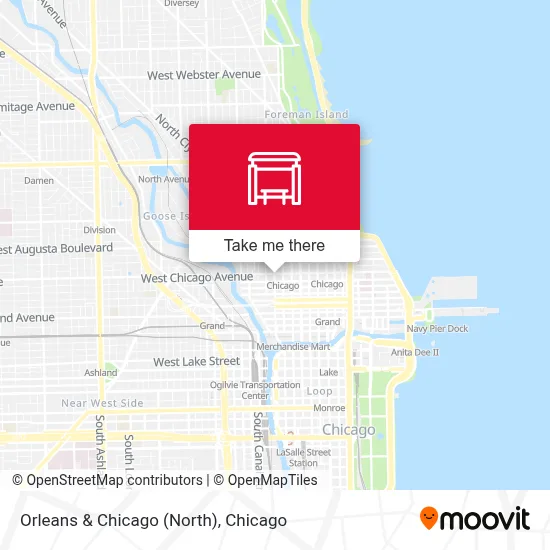 Orleans & Chicago (North) map