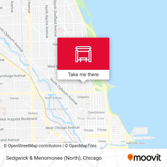 Sedgwick & Menomonee (North) map