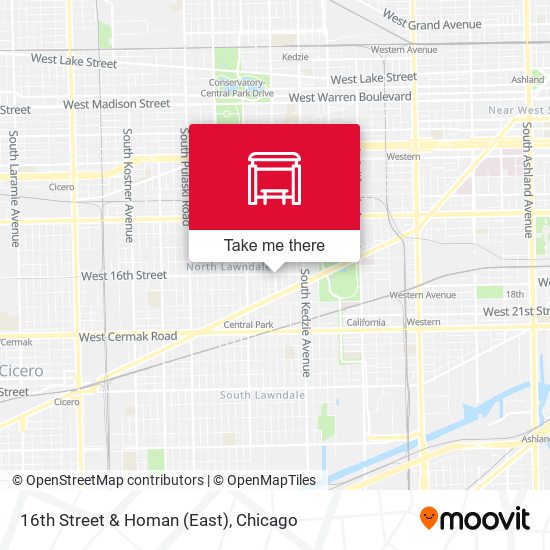 16th Street & Homan (East) map