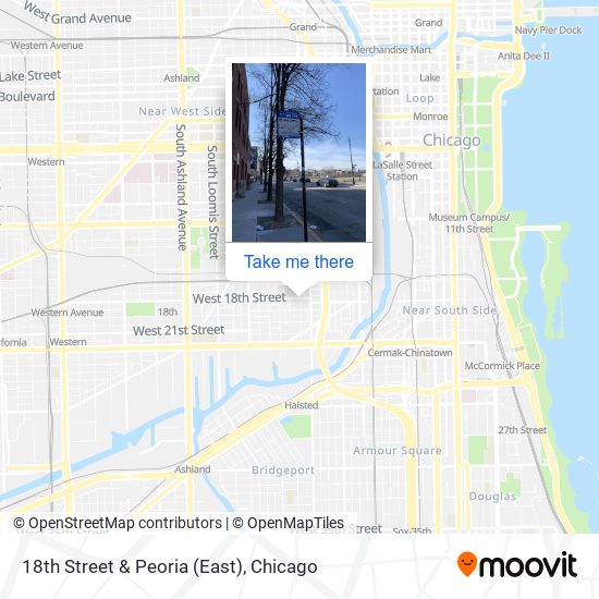 18th Street & Peoria (East) map