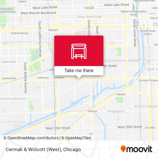 Cermak & Wolcott (West) map