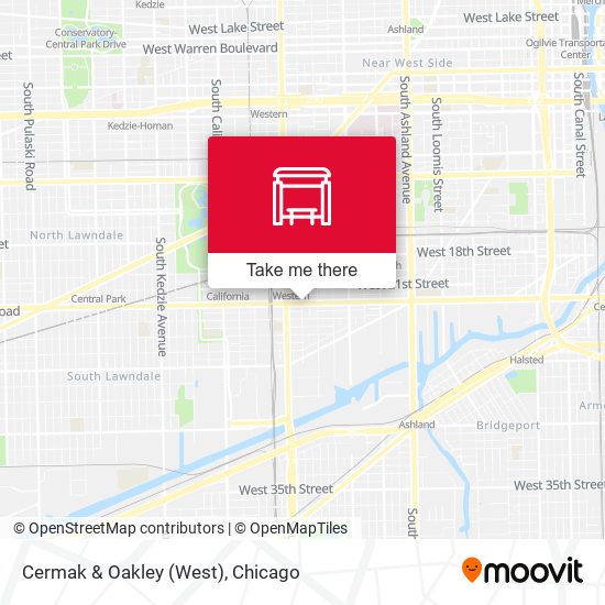 Cermak & Oakley (West) map