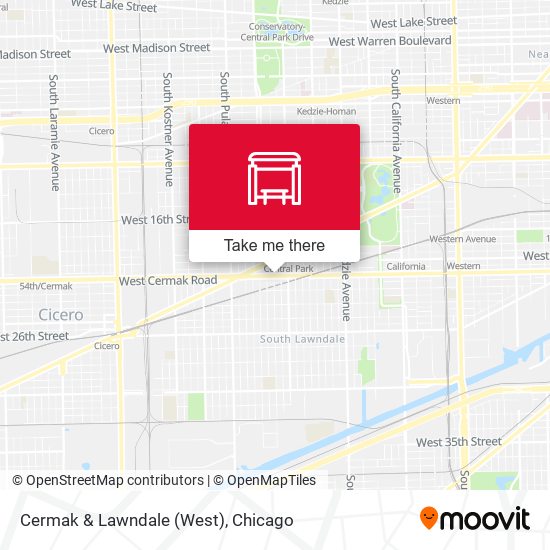 Cermak & Lawndale (West) map