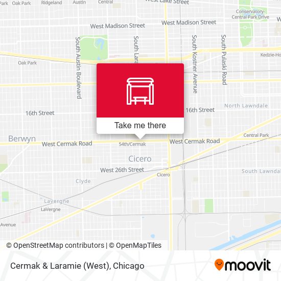 Cermak & Laramie (West) map