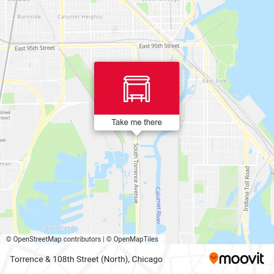 Torrence & 108th Street (North) map