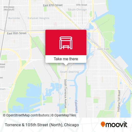 Torrence & 105th Street (North) map