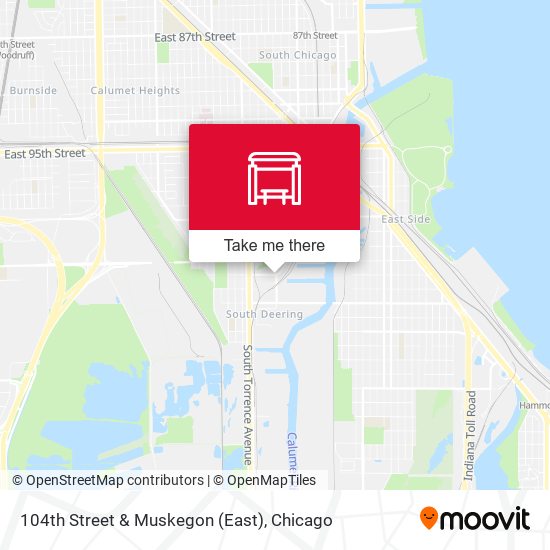 104th Street & Muskegon (East) map