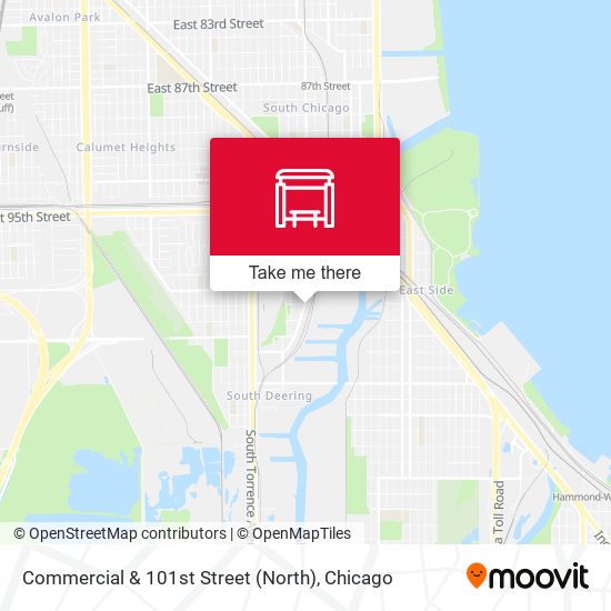 Commercial & 101st Street (North) map