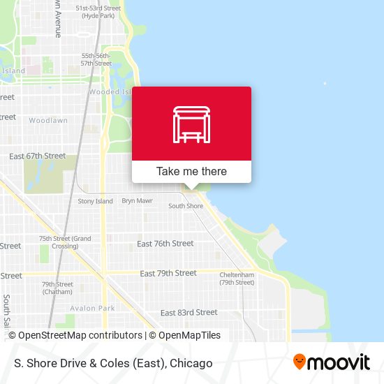 Mapa de S. Shore Drive & Coles (East)