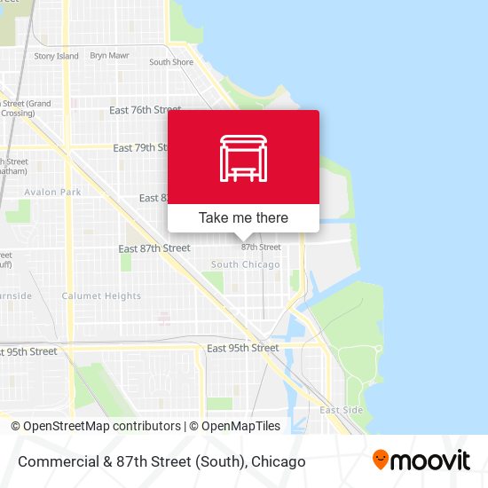 Commercial & 87th Street (South) map