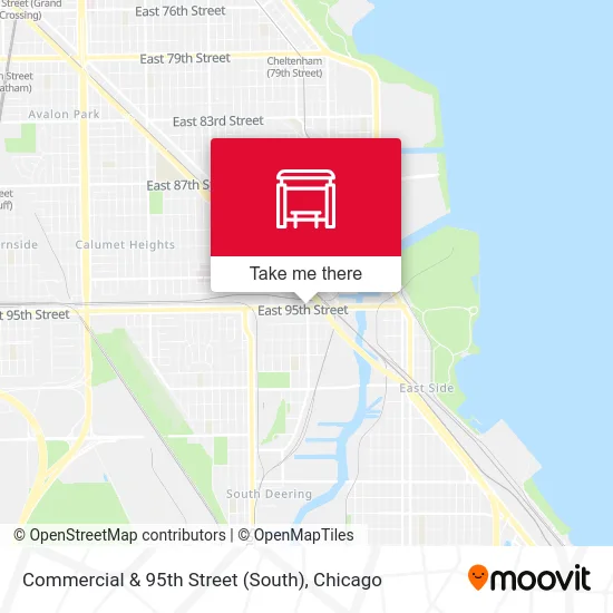 Commercial & 95th Street (South) map