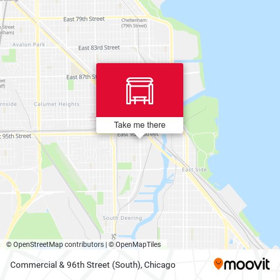 Commercial & 96th Street (South) map