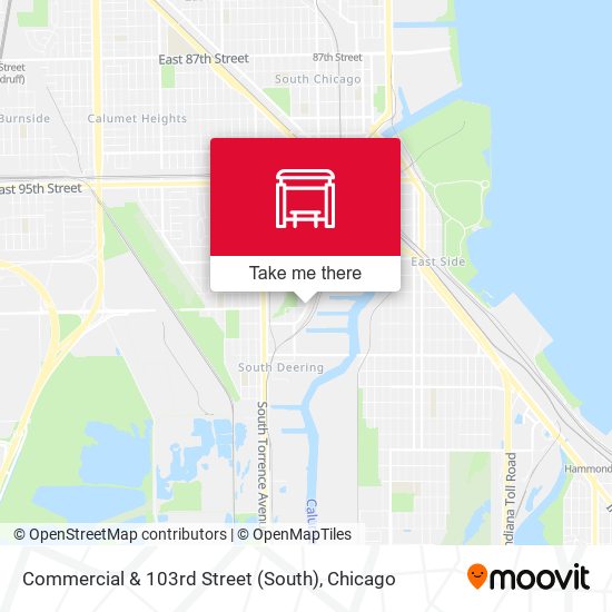 Commercial & 103rd Street (South) map