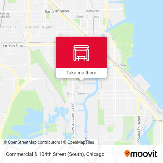 Commercial & 104th Street (South) map