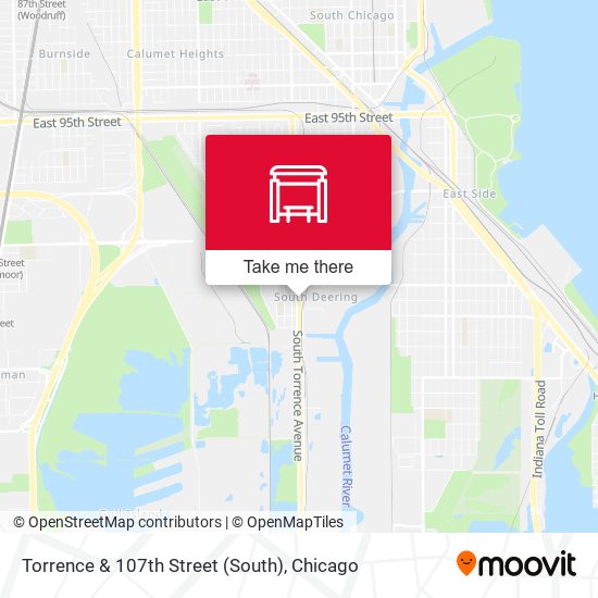 Torrence & 107th Street (South) map