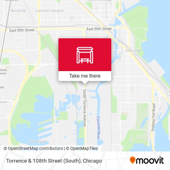 Torrence & 108th Street (South) map