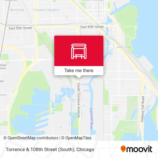 Torrence & 108th Street (South) map