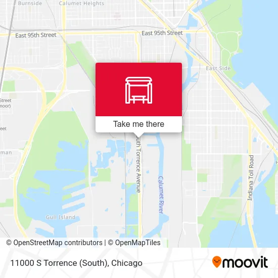 11000 S Torrence (South) map