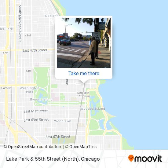 Lake Park & 55th Street (North) map