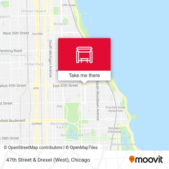 47th Street & Drexel (West) map