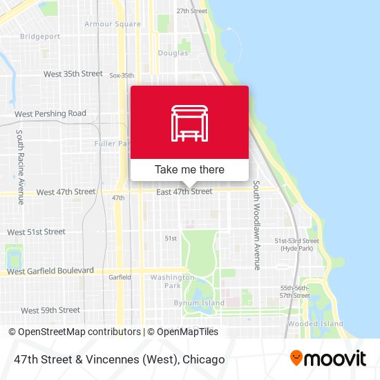 47th Street & Vincennes (West) map