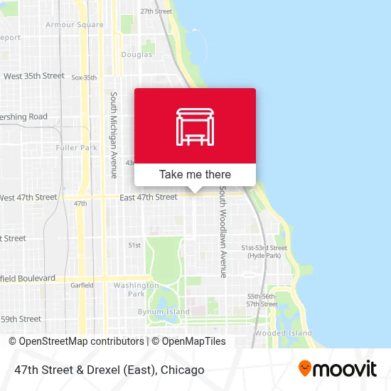 47th Street & Drexel (East) map