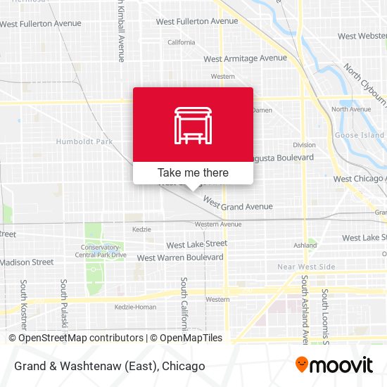 Grand & Washtenaw (East) map