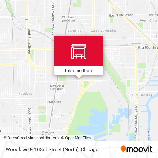 Woodlawn & 103rd Street (North) map