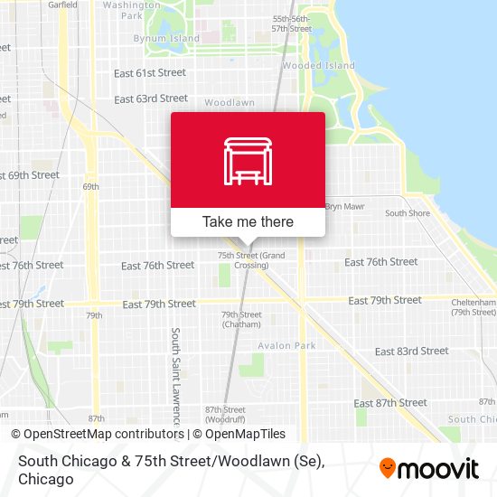 South Chicago & 75th Street / Woodlawn (Se) map