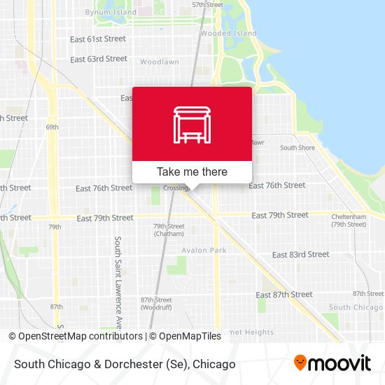 South Chicago & Dorchester (Se) map