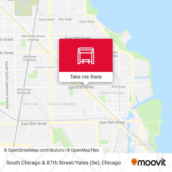 South Chicago & 87th Street / Yates (Se) map