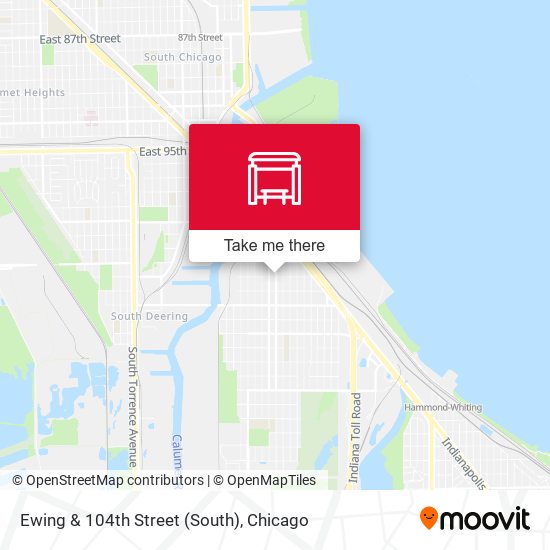 Ewing & 104th Street (South) map