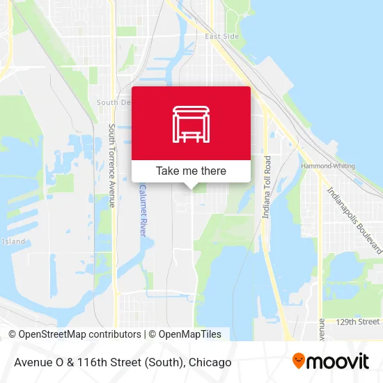 Avenue O & 116th Street (South) map